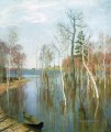 Quellhochwasser 1897 Isaac Levitan Flusslandschaft